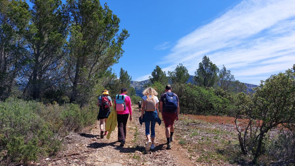 Randonnée, serre de Vingrau