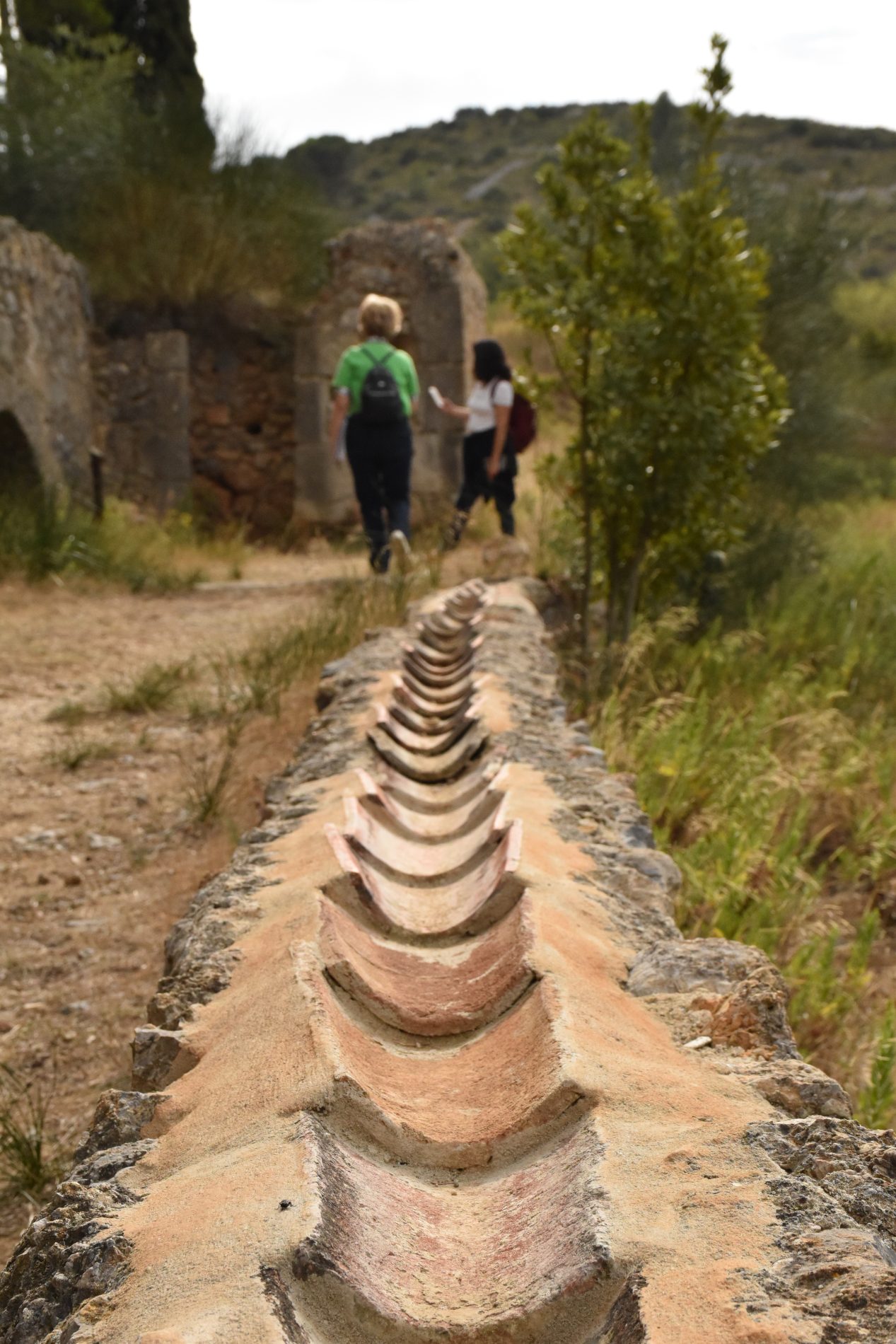 Mur canal, fontaine de Cucugnan, accompagnement de Paziols en tant que site pilote pour l'aménagement et la valorisation culturelle et patrimoniale durable, PNR Corbières-Fenouillèdes