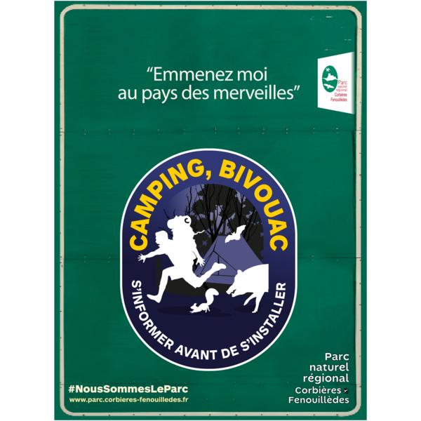 Adoptons les bons gestes ! Camping bivouac, avant de s'installer, mieux vaut s'informer !