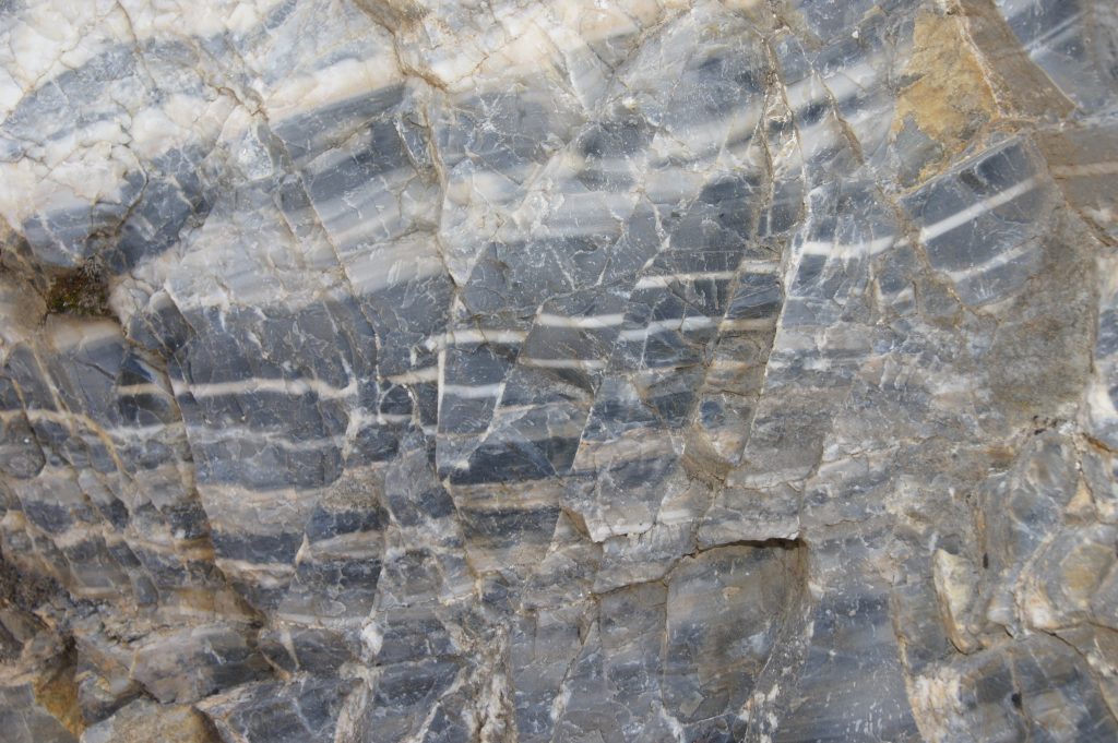 Faille Nord-Pyrénéenne, détail de roche