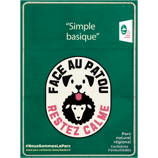 Adoptons les bons gestes ! Face au patou, restons calme !