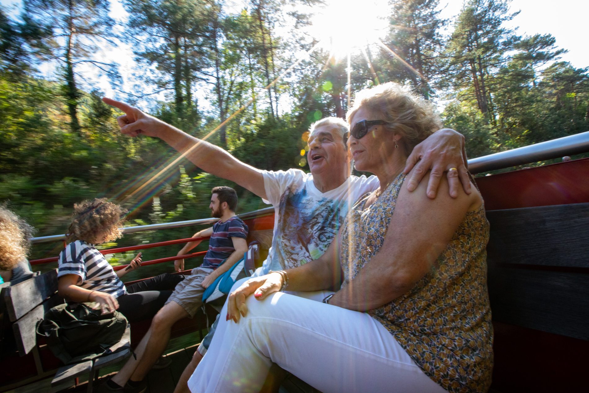 À bord du Train Rouge du Fenouillèdes