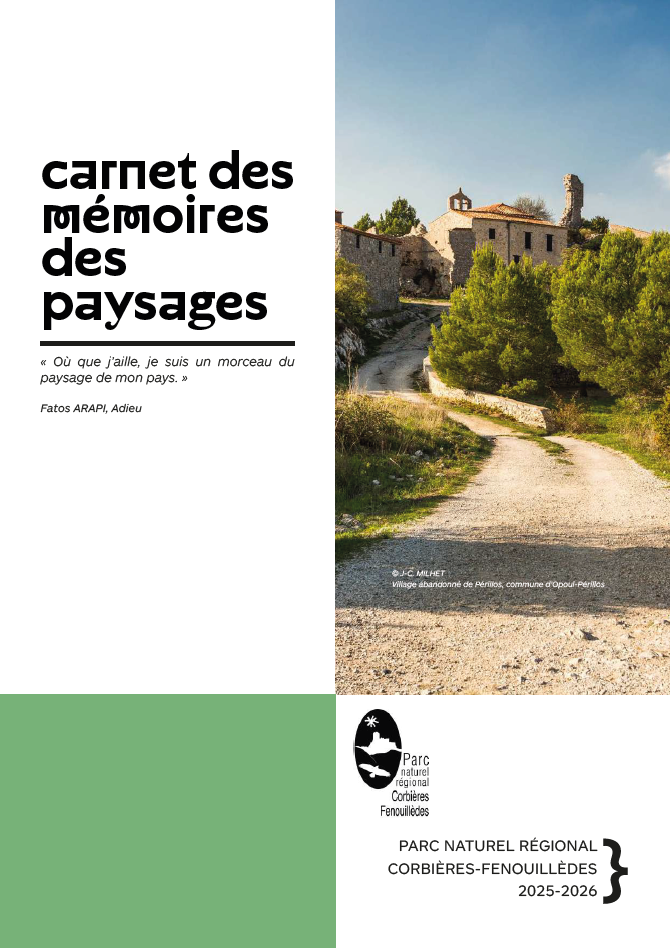 Carnet de la "Mémoire des paysages" des Corbières-Fenouillèdes