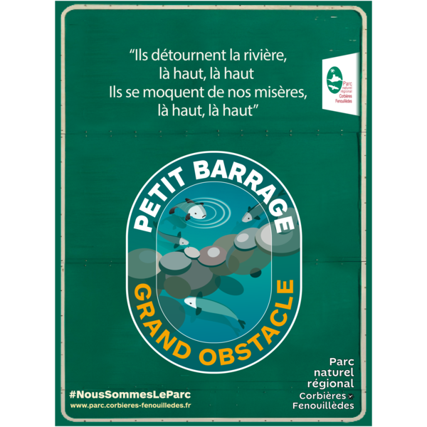 Adoptons les bons gestes ! Un petit barrage pour nous est un grand obstacle pour eux.