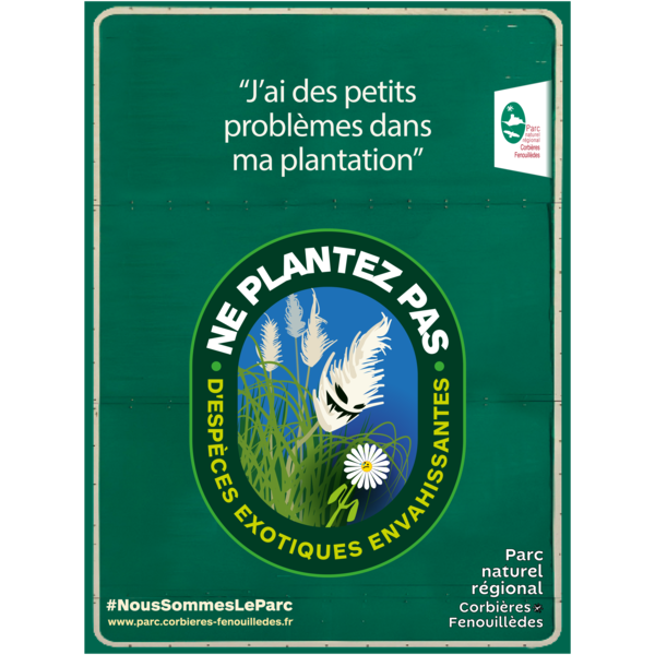 Adoptons les bons gestes. Ne plantons pas d'espèces exotiques et envahissantes.